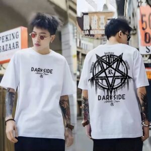 เสื้อยืดสีขาวDARKSIDE